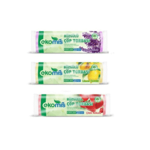 EKOMİS BÜZGÜLÜ BÜYÜK BOY ÇÖP TORBASI 1 KOLİ