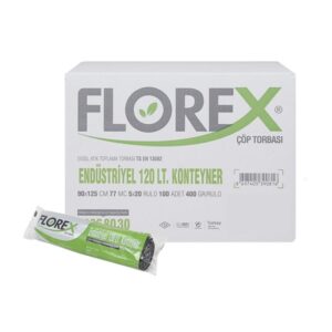 FLOREX 90CM X 125CM 120 LT.ENDÜSTRİYEL KONTEYNER ÇÖP TORBASI