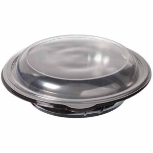 SALATA GIDA KABI KAP/KAPAK SİYAH