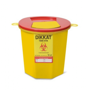 TIBBİ ATIK ÇÖP KOVASI 5 LT