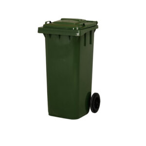 TEKERLEKLİ ÇÖP KONTEYNERİ120 LT YEŞİL