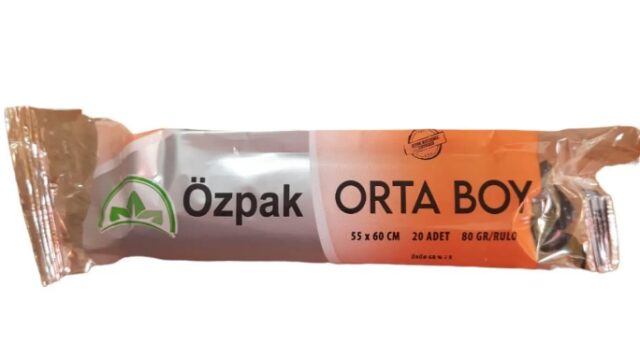 Özpak Orta Boy Siyah Çöp Poşeti