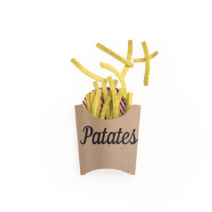 FastFood Kızarmış Patates Kabı