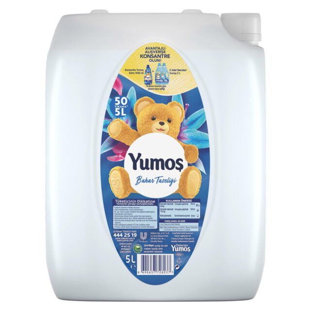 Yumoş Çamaşır Yumuşatıcısı Bahar Tazeliği 5 Lt