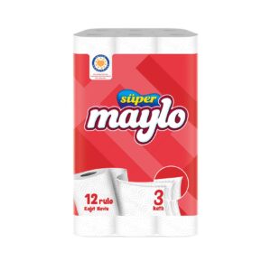 Maylo 3 Katlı Kağıt Havlu 12'Li