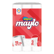 Süper Maylo Kağıt Havlu 3 Katlı 12 Rulo