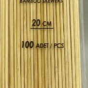 Bambu Çöp Şiş 100 Adet 20 cm