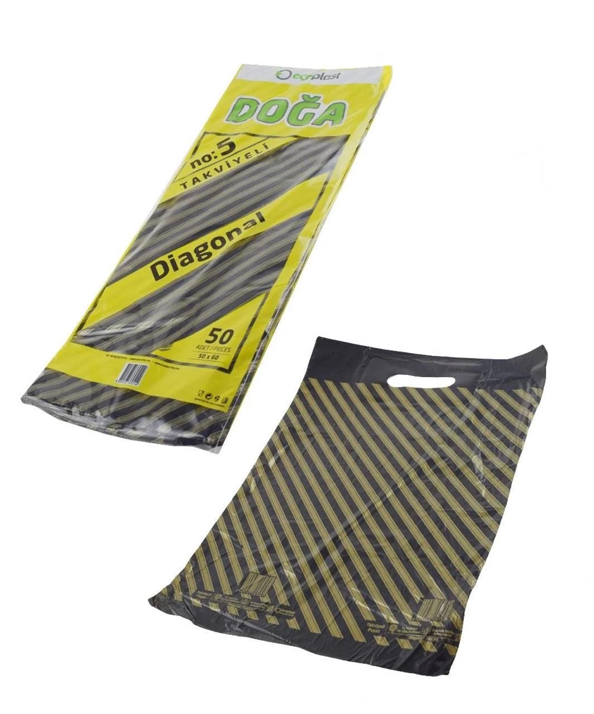 Takviyeli Siyah Poşet 50*60 Cm - Görsel 3