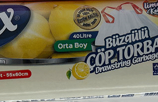 Çöp Poşeti Orta Limon Kokulu