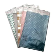 Bantlı Desenli Metalize Poşeti 25*35 cm