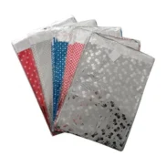 Bantlı Desenli Metalize Poşeti 35*50 cm