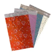 Bantlı Desenli Metalize Poşeti 15*25 cm