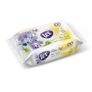 Tex Baby Islak Havlu 100’lü Bahar Çiçeği