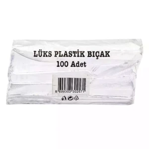 Anadolu Lüx Plastik Bıçak Şeffaf