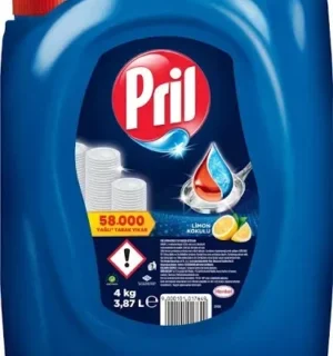 Pril Bulaşık Deterjanı Limon Kokulu 4 Kg