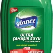 Glanex Ultra Kıvamlı Dağ Esintisi Çamaşır Suyu 5 Lt