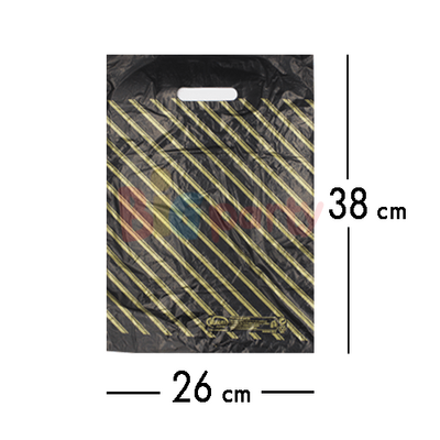 Takviyeli Siyah Poşet 26*38 Cm - Görsel 2