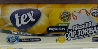 Çöp Poşeti Büyük Limon Kokulu