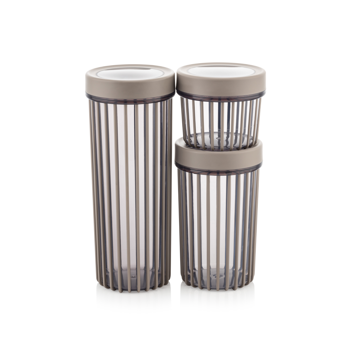 Yuvarlak Saklama Kabı Set 3'Lü