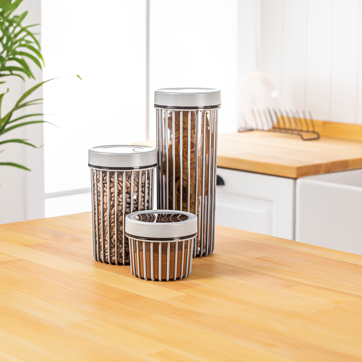 Yuvarlak Saklama Kabı Set 3'Lü - Görsel 2