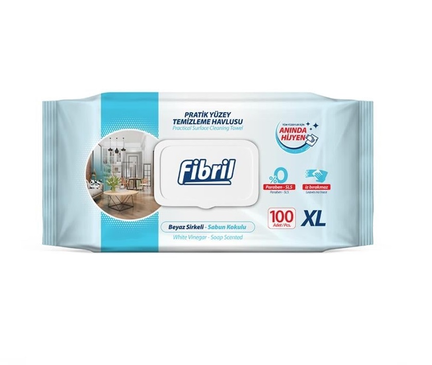 Fibril Yüzey Temizleme Sabun Kokulu 100’Lü