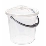 Şeffaf Su Kovası Kapaklı 20 Litre