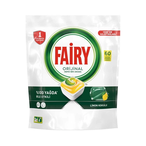 Fairy Hepsi 1 Arada Bulaşık Makinesi Kapsülü 60'lı