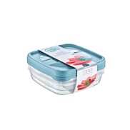 Trend Kare Saklama Kabı Seti 3x1.3 L