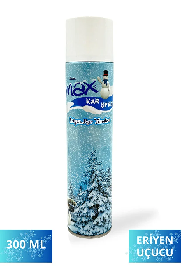 Kar Spreyi Leke Yapmaz Eriyen Uçucu Parti Köpüğü - Görsel 3