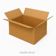 Orta Boy Taşıma Kolisi Çift Oluklu 34x26x16-10'lu