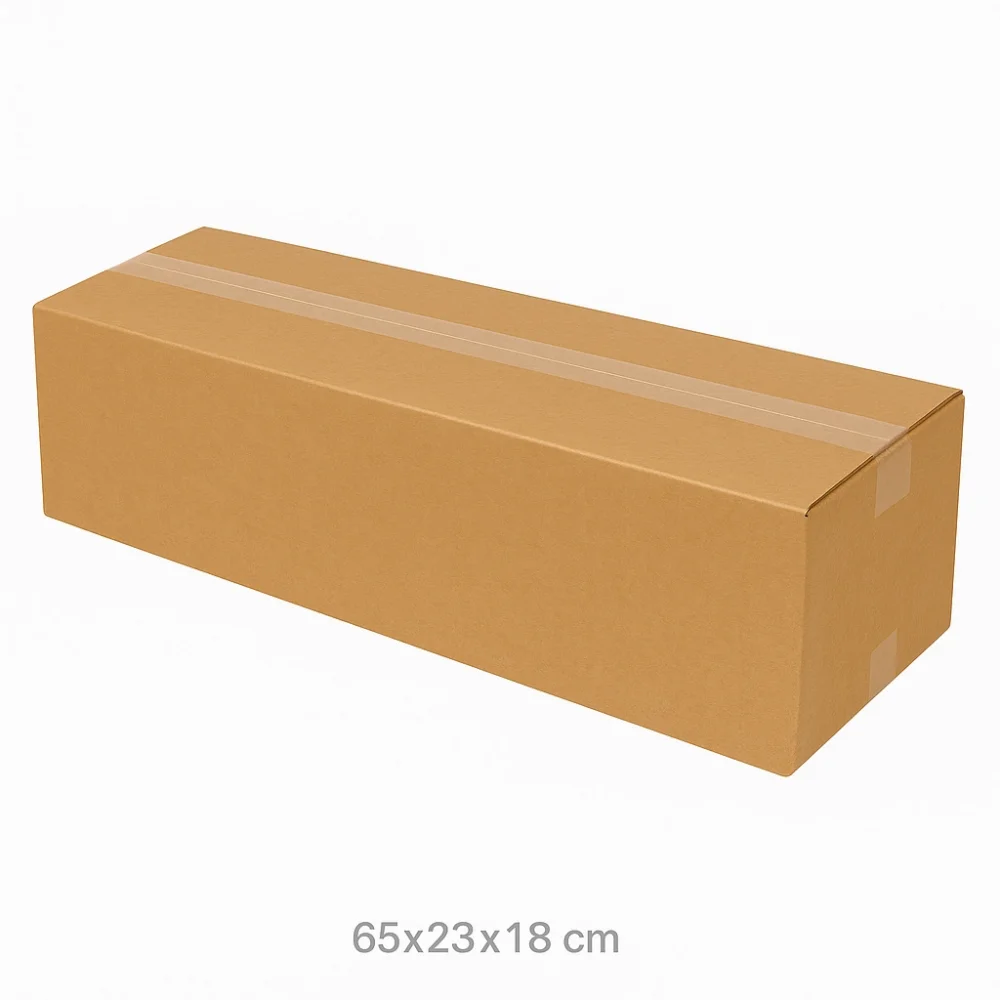 Büyük Boy Taşıma Kolisi Çift Oluklu 65x23x18-10'lu - Görsel 2