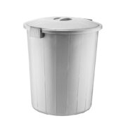 Kapaklı Gri Herkül Çöp Kovası 100 Litre