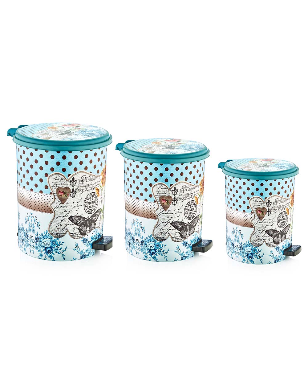 Pedallı Çöp Kovası 3'Lü Set No:4229