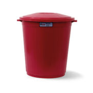 A Form Kırmızı Çöp Kovası 50 Litre