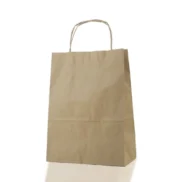 Kraft Burgu Saplı Çanta 18x24x9 cm