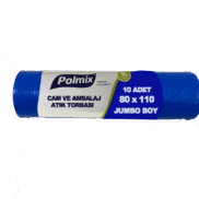 Polmix Cam Atık Torbası Jumbo Boy 80x110 cm