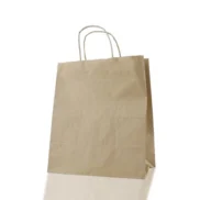 Kraft Burgu Saplı Çanta 25x28x14 cm