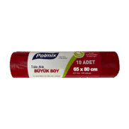 Polmix Tıbbi Atık Torbası Büyük Boy 65x80 cm