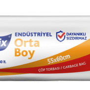 Polmix Endüstriyel Orta Boy Çöp Poşeti 55*60 cm