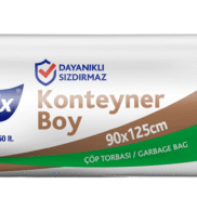 Polmix Endüstriyel Konteyner Boy Çöp Poşeti 90*125 cm