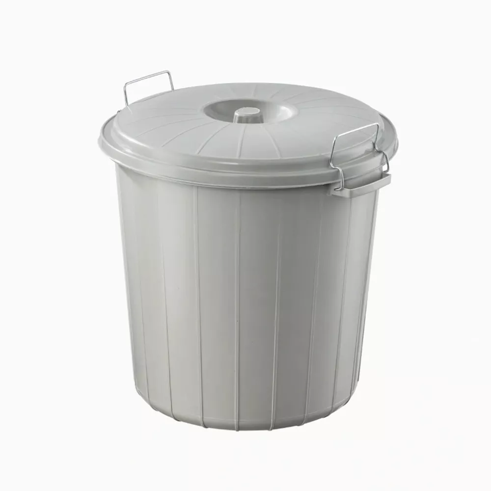 Yuvarlak Kilitli Çöp Kovası 35 Litre