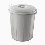 Yuvarlak Kilitli Çöp Kovası 70 Litre