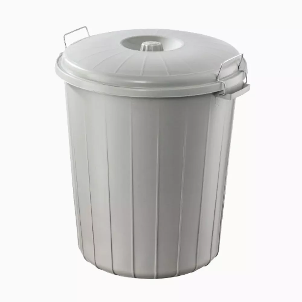 Yuvarlak Kilitli Çöp Kovası 70 Litre