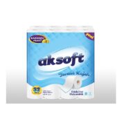 Aksoft Tuvalet Kağıdı 2 Katlı 32'Li