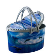 Desenli Piknik Sepeti No:2340