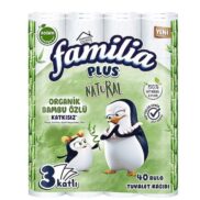 Familia Plus Natural Tuvalet Kağıdı 3 Katlı 40'Lı