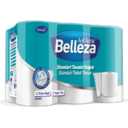 Belleza Standart Tuvalet Kağıdı 2 Katlı 12'Li
