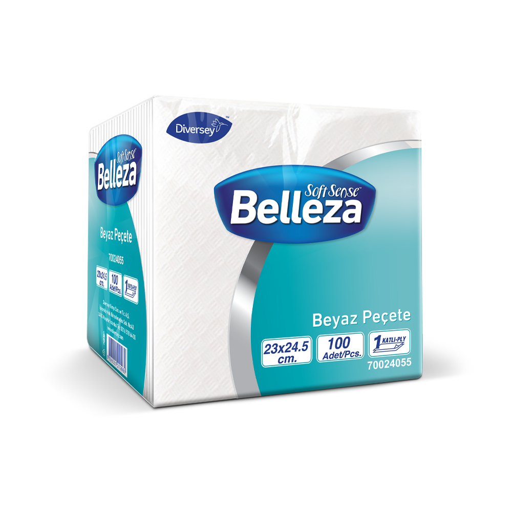 Belleza Beyaz Peçete 100'Lü