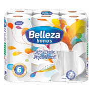 Belleza Bonus Kağıt Havlu 2 Katlı 6 Rulo
