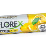 Limon Kokulu Büzgülü Orta Boy Çöp Torbası 55*60 cm